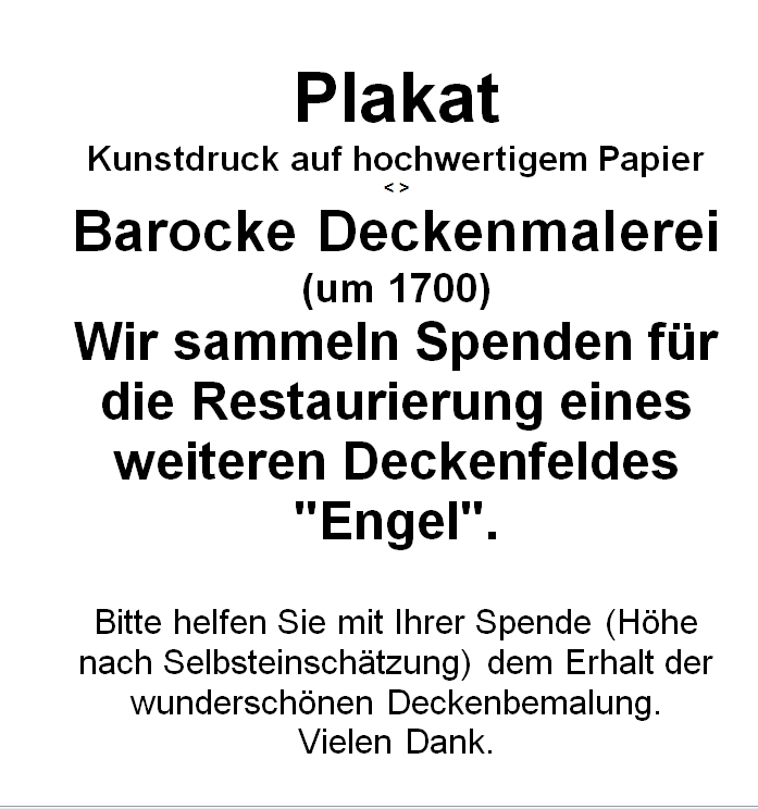 Plakat Spendenaktion Plakat Spendenaktion